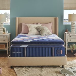 Quality mattresses display at KC Mattress City store