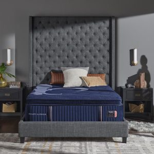 High-quality mattresses displayed in KC Mattress City